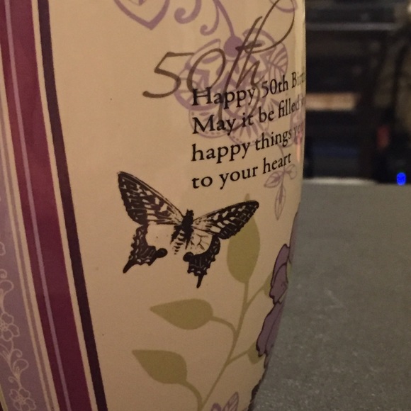 50th Birthday Mug | Purple, White, green | EUC - Picture 4 of 8